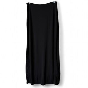 Vintage‎ 90s Ann Taylor Black High Waisted Maxi Skirt, Women's Size 8